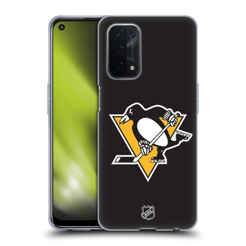 NHL Pittsburgh Penguins Plain Soft Gel Case for OPPO A54 5G