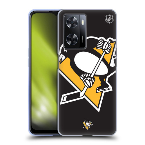NHL Pittsburgh Penguins Oversized Soft Gel Case for OPPO A57s