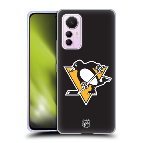NHL Pittsburgh Penguins Plain Soft Gel Case for Xiaomi 12 Lite