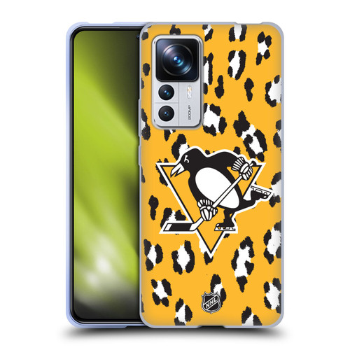 NHL Pittsburgh Penguins Leopard Patten Soft Gel Case for Xiaomi 12T Pro