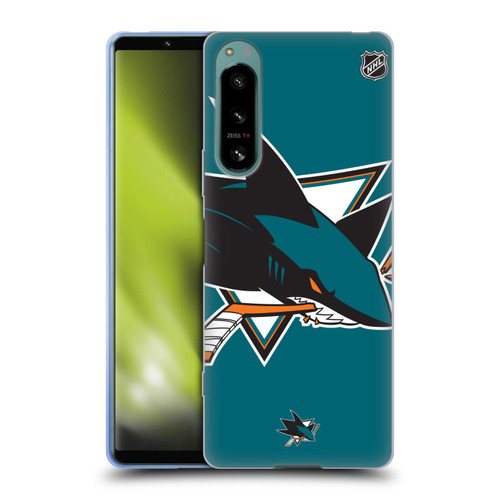 NHL San Jose Sharks Oversized Soft Gel Case for Sony Xperia 5 IV