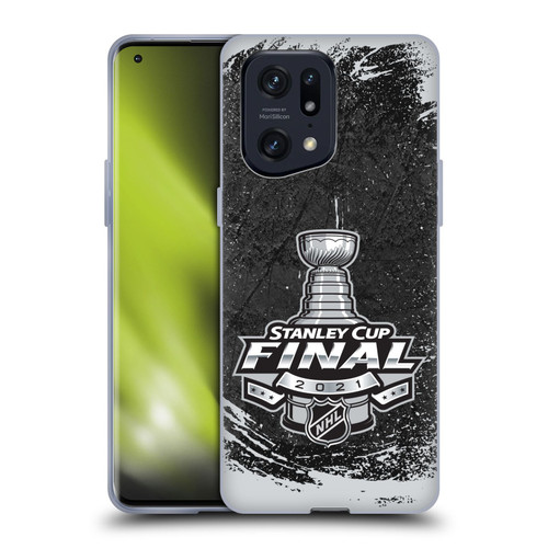 NHL 2021 Stanley Cup Final Distressed Soft Gel Case for OPPO Find X5 Pro