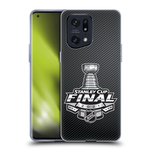 NHL 2021 Stanley Cup Final Stripes Soft Gel Case for OPPO Find X5 Pro