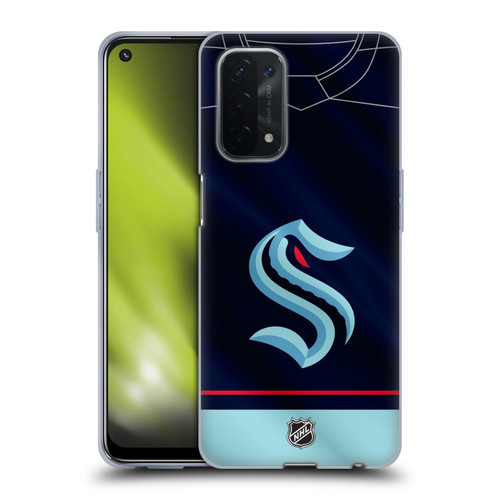 NHL Seattle Kraken Jersey Soft Gel Case for OPPO A54 5G