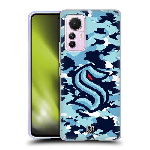 NHL Seattle Kraken Camouflage Soft Gel Case for Xiaomi 12 Lite