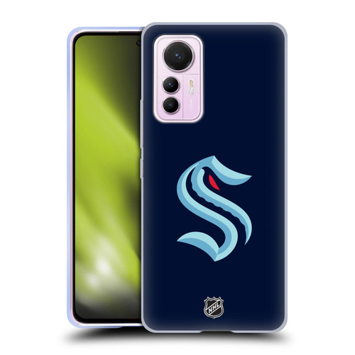 NHL Seattle Kraken Plain Soft Gel Case for Xiaomi 12 Lite
