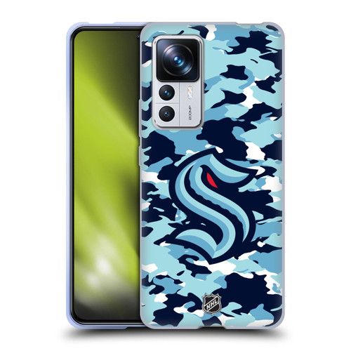 NHL Seattle Kraken Camouflage Soft Gel Case for Xiaomi 12T Pro