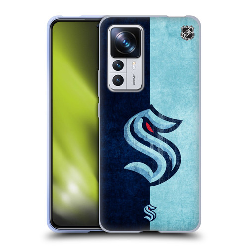 NHL Seattle Kraken Half Distressed Soft Gel Case for Xiaomi 12T Pro