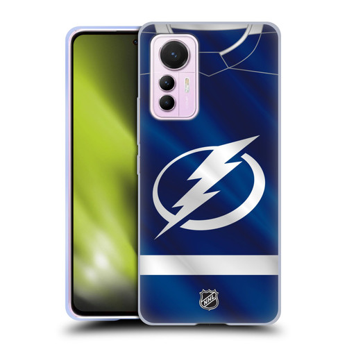 NHL Tampa Bay Lightning Jersey Soft Gel Case for Xiaomi 12 Lite
