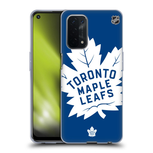 NHL Toronto Maple Leafs Oversized Soft Gel Case for OPPO A54 5G