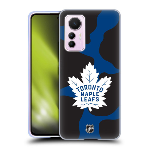 NHL Toronto Maple Leafs Cow Pattern Soft Gel Case for Xiaomi 12 Lite