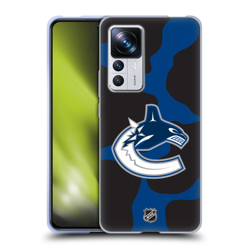 NHL Vancouver Canucks Cow Pattern Soft Gel Case for Xiaomi 12T Pro