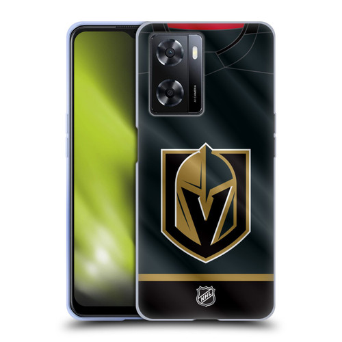 NHL Vegas Golden Knights Jersey Soft Gel Case for OPPO A57s