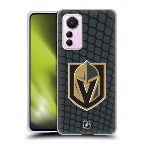 NHL Vegas Golden Knights Net Pattern Soft Gel Case for Xiaomi 12 Lite