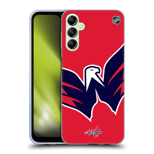 NHL Washington Capitals Oversized Soft Gel Case for Samsung Galaxy A14 5G