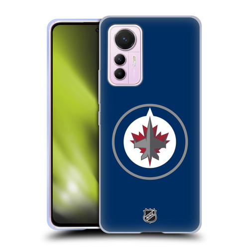 NHL Winnipeg Jets Plain Soft Gel Case for Xiaomi 12 Lite