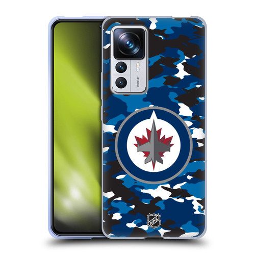NHL Winnipeg Jets Camouflage Soft Gel Case for Xiaomi 12T Pro