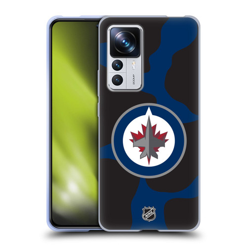 NHL Winnipeg Jets Cow Pattern Soft Gel Case for Xiaomi 12T Pro