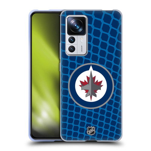 NHL Winnipeg Jets Net Pattern Soft Gel Case for Xiaomi 12T Pro