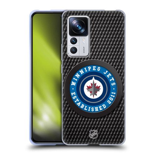 NHL Winnipeg Jets Puck Texture Soft Gel Case for Xiaomi 12T Pro