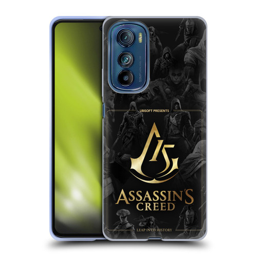 Assassin's Creed 15th Anniversary Graphics Crest Key Art Soft Gel Case for Motorola Edge 30