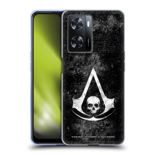 Assassin's Creed Black Flag Logos Grunge Soft Gel Case for OPPO A57s