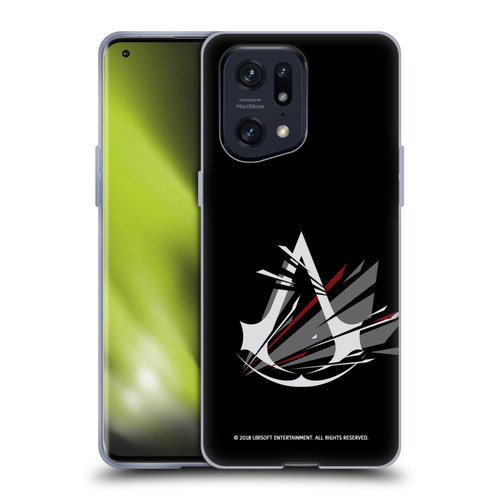 Assassin's Creed Logo Shattered Soft Gel Case for OPPO Find X5 Pro