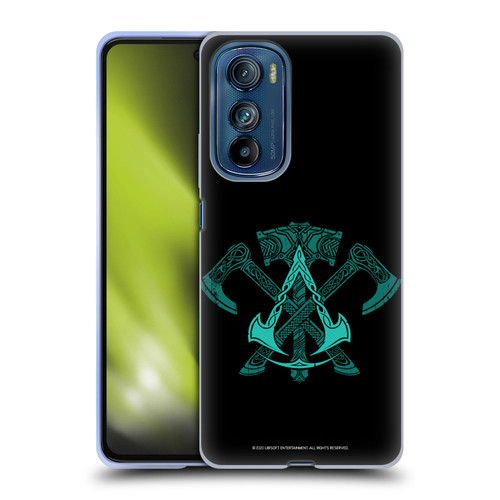 Assassin's Creed Valhalla Symbols And Patterns ACV Weapons Soft Gel Case for Motorola Edge 30