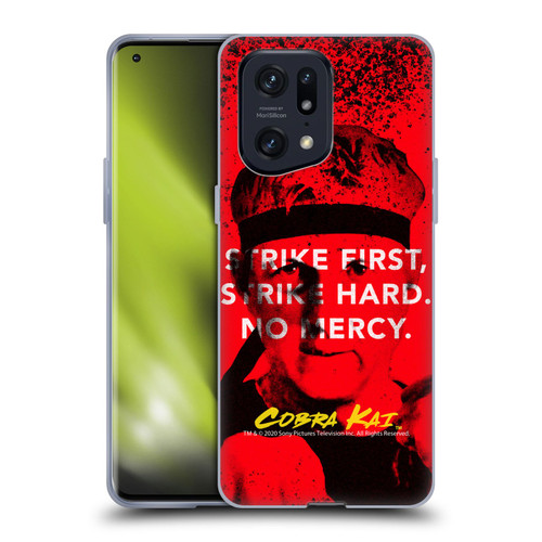 Cobra Kai Composed Art John Lawrence Strike Soft Gel Case for OPPO Find X5 Pro