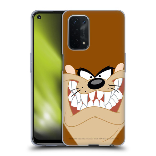Looney Tunes Full Face Tasmanian Devil Soft Gel Case for OPPO A54 5G