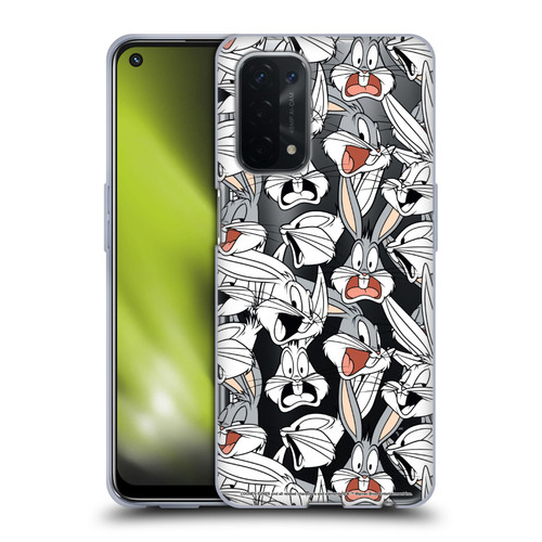 Looney Tunes Patterns Bugs Bunny Soft Gel Case for OPPO A54 5G