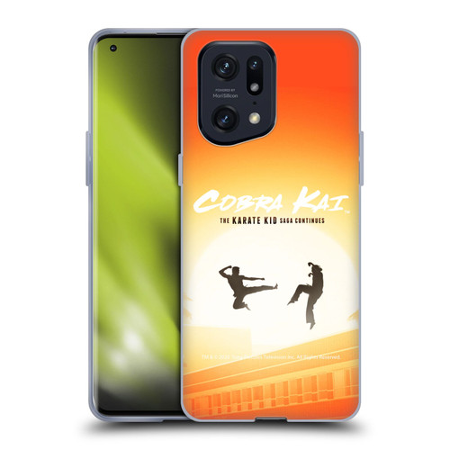 Cobra Kai Graphics Karate Kid Saga Soft Gel Case for OPPO Find X5 Pro