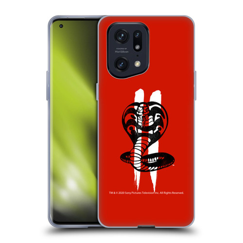 Cobra Kai Graphics Season 2 Logo Soft Gel Case for OPPO Find X5 Pro