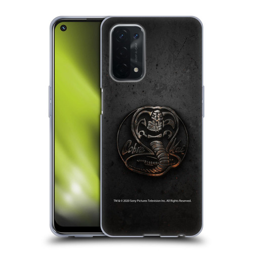 Cobra Kai Graphics Metal Logo Soft Gel Case for OPPO A54 5G