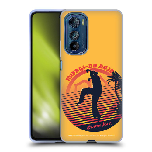 Cobra Kai Key Art Miyagi Do Logo Soft Gel Case for Motorola Edge 30