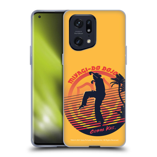 Cobra Kai Key Art Miyagi Do Logo Soft Gel Case for OPPO Find X5 Pro