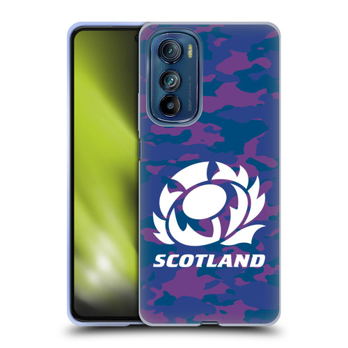 Scotland Rugby Logo 2 Camouflage Soft Gel Case for Motorola Edge 30