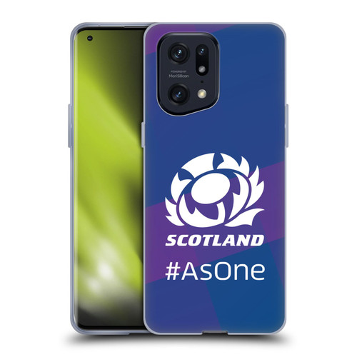 Scotland Rugby Logo 2 As One Soft Gel Case for OPPO Find X5 Pro
