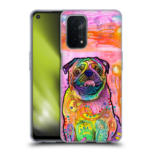Dean Russo Dogs 3 Pug Soft Gel Case for OPPO A54 5G