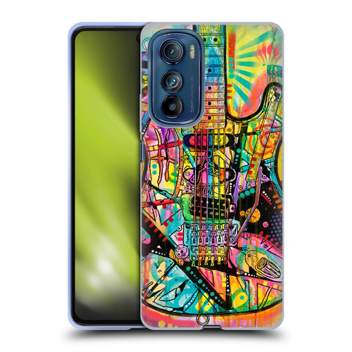 Dean Russo Pop Culture Guitar Soft Gel Case for Motorola Edge 30