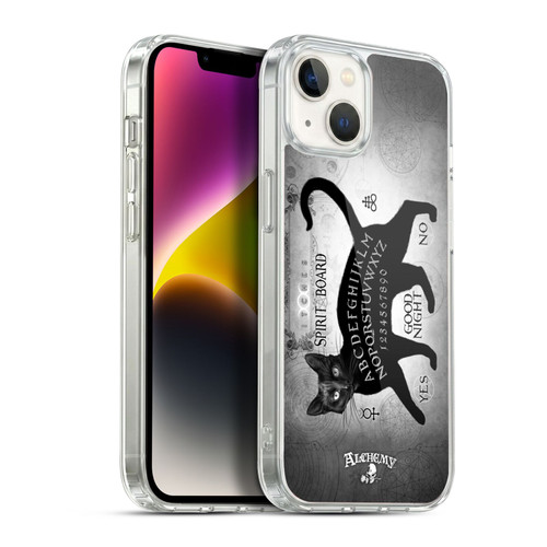 Alchemy Gothic Cats Black Cat Spirit Board Soft Gel Case for Apple iPhone 14 Plus