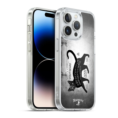 Alchemy Gothic Cats Black Cat Spirit Board Soft Gel Case for Apple iPhone 14 Pro