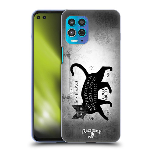 Alchemy Gothic Cats Black Cat Spirit Board Soft Gel Case for Motorola Moto G100