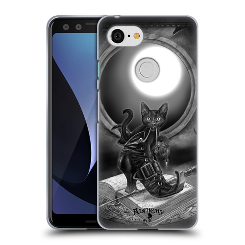 Alchemy Gothic Cats Midnight Mischief Soft Gel Case for Google Pixel 3