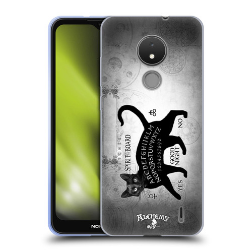 Alchemy Gothic Cats Black Cat Spirit Board Soft Gel Case for Nokia C21