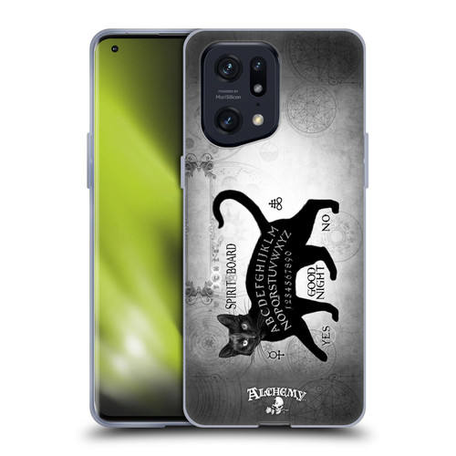 Alchemy Gothic Cats Black Cat Spirit Board Soft Gel Case for OPPO Find X5 Pro