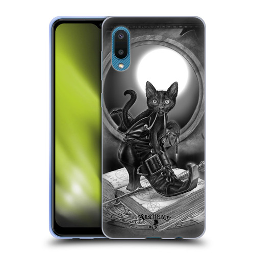 Alchemy Gothic Cats Midnight Mischief Soft Gel Case for Samsung Galaxy A02/M02 (2021)