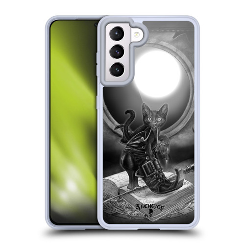 Alchemy Gothic Cats Midnight Mischief Soft Gel Case for Samsung Galaxy S21 5G
