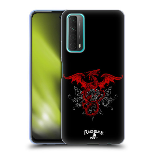 Alchemy Gothic Dragon Draco Rosa Soft Gel Case for Huawei P Smart (2021)