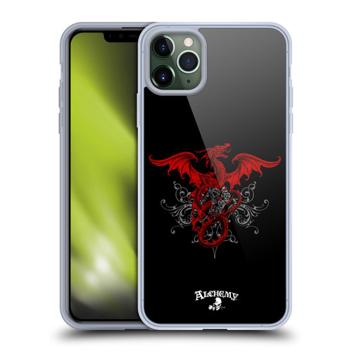 Alchemy Gothic Dragon Draco Rosa Soft Gel Case for Apple iPhone 11 Pro Max